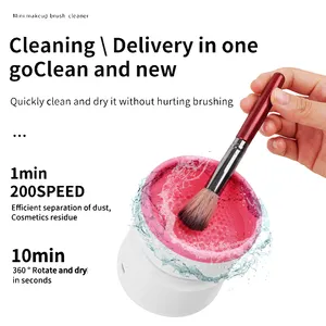 Portable Electronic Makeup Brush Cleaner Makeup Tools Cleaner Device For All Sizes Makeup Brush Sets