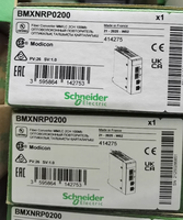Módulo de Conversión Óptica a Eléctrica BMXNRP0200 100% Nuevo y Original, 2 Puertos Eléctricos/2 Puertos de Fibra Multimodo Schneider