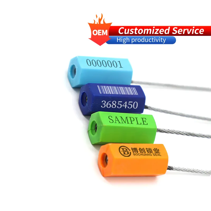 BCC101 Hochsicherheits-Kabel dichtung Draht manipulation sichere Sechs kant kabel dichtung für LKW, Versand behälter dichtung