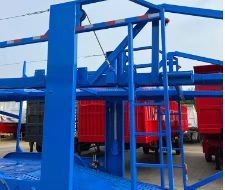 รถพ่วงบรรทุกสินค้าแบบสองชั้น โครงเหล็กใหม่ 2-3 เพลา เครื่องยนต์ดีเซล เกียร์อัตโนมัติ รับน้ำหนัก 20-200 ตัน ความยาว 13.75 เมตร ผลิตที่ซานตง - Product Image 2