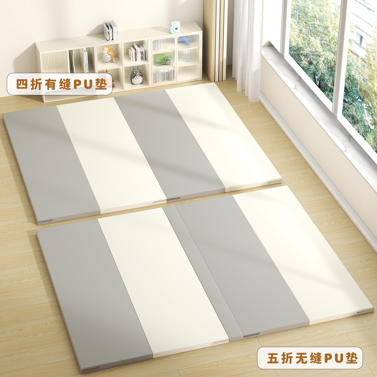 สีเทาและสีขาวหรูหรา