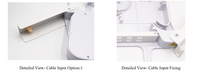 Boîtier de distribution optique (ODF) 1U 19 pouces en plastique coulissant pour fibre optique, 48 cœurs, adaptateur SC LC, pigtail haute densité