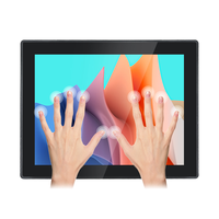 Nuevo Monitor de pantalla táctil LCD de 10 puntos de 10 pulgadas 4:3 relación de aspecto USB VGA DVI para máquina de conferencia de panel plano interactivo