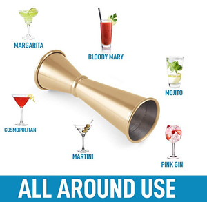 Jigger en acier inoxydable 304, tasse à mesurer <span class=keywords><strong>pour</strong></span> cocktails, design japonais, doseur de cuisine, accessoires de bar <span class=keywords><strong>pour</strong></span> <span class=keywords><strong>barman</strong></span> - Product Image 5