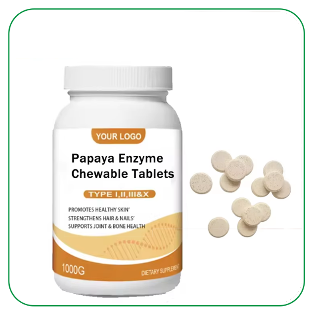 Original Papaya Enzyme Chewable Tablets Supplement Papaya Enzyme Tablets for Digestive Health