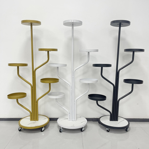 Présentoir à fleurs en métal OEM Pots or décoration intérieure porte-fleurs étagère <span class=keywords><strong>pour</strong></span> pots de fleurs <span class=keywords><strong>pour</strong></span> plantes - Product Image 5