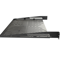 Étagère en porte-à-faux de support de plancher de réseau de 19 pouces 1U pour la profondeur du support 300mm de réseau