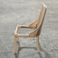 Cadre de chaise en bois brut avec sculpture de meubles pour les applications de salle à manger et de salon