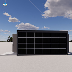 Maison mobile de luxe en conteneur de 20 à 40 pieds pour garage, salle d'outils, avec énergie solaire, maison modulaire préfabriquée en verre - Product Image 4