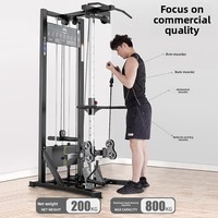Appareil d'entraînement commercial en acier pour tirage latéral unilatéral, tirage à la corde, machine papillon pour le dos, entraînement de tirage haut-bas