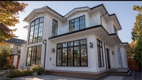 Ventana Francesa Abatible Hacia Afuera, de Aluminio, Doble Acristalamiento, Estilo Europeo, Personalizada, Eficiente Energéticamente