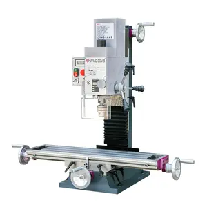 HUISN WMD30VB china bench small mini DRO fresadora manual universal vertical gear head milling and drilling machine