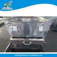 Bateaux jon en aluminium brasés fabriqué en chine/OEM /10ft à 20 pieds, vente en gros