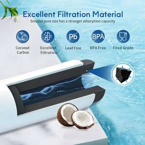 فلتر مياه قلوي <span class=keywords><strong>LG</strong></span> متوافق مع تنشيط فلتر مياه الكربون بديل فلاتر مياه للثلاجة المنزلية - Product Image 4