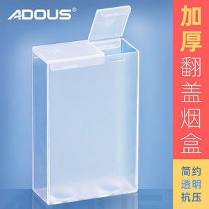 Soft Plastic Cigarette Case 20 Cigarettes Transparent Pressure Resistant Sweat Proof Portable Rectangular Design - Product Image 4