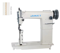 Machine à coudre industrielle JK-810 pour la fabrication de perruques, de produits capillaires et du cuir, point noué, une aiguille, à point de chaînette, nouveau modèle