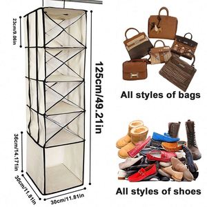Armario Multifuncional Todo en Uno, Bolsa para Zapatos, Almacenamiento Colgante para Ropa - Product Image 3