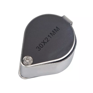 Diamantloep Beste Prijs Op Maat 21mm 10x Lensloep Metalen Opvouwbare Diamant Juwelen Edelsteen Vergrootglas - Product Image 3