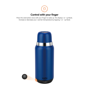 Calentador de Leche Portátil Emigo Milk Nest 500 ml, Termo para Alimentación de Bebés con Control Táctil por Aplicación Inteligente, Temperatura Constante, para Viajes al Aire Libre - Product Image 3
