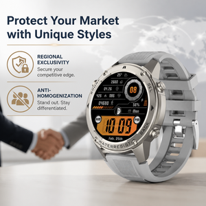 DM56 2026 Smartwatch Sportivo <span class=keywords><strong>GPS</strong></span> per Uomo <span class=keywords><strong>con</strong></span> Schermo AMOLED da 1,43 Pollici e Impermeabilità 5ATM, <span class=keywords><strong>con</strong></span> Altimetro e Bussola - Product Image 1