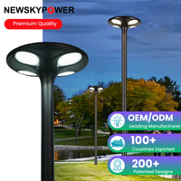 Lampe Solaire de Cour en Gros, Conception Tout-en-un, 40W, Grande Batterie, Fonctionnement Automatique Crépuscule-Aube pour Jardins, Parcs, Parkings