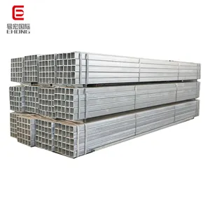 20x20 32x32 38x38 40x40 Pre mạ kẽm hàn MS ống thép vuông phần rỗng giá