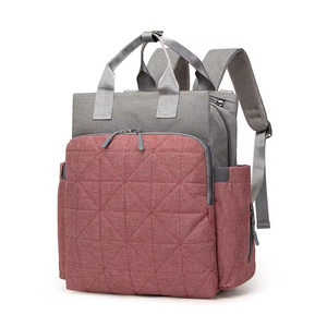 <span class=keywords><strong>Sac</strong></span> à <span class=keywords><strong>dos</strong></span> bon marché promotionnel en gros en polyester matelassé pour couches pour bébés <span class=keywords><strong>sac</strong></span> de maternité portable simple pour maman de voyage - Product Image 1