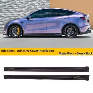 Nouveau pare-chocs avant en plastique noir satiné, fixation par boulons, mise à niveau avec ajustement universel pour <span class=keywords><strong>Tesla</strong></span> Model Y - Product Image 5