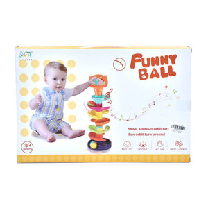 赤ちゃん5 7層回転ローリングボールグリディングタワー幼児玩具回転トラックスタッキング子供用 - Product Image 2