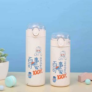 Stainless Steel <b>Insulated</b> Water Bottle Portable Student <b>Cup</b> Cute Cartoon Bouncy <b>Cup</b> - Product Image 2