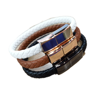Mini chargeur de bracelet USB PD en cuir portable pour l'extérieur Câble de charge Android Type-C