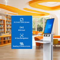 Système de gestion de bibliothèque RFID, lecteur à écran tactile, borne de livres RFID