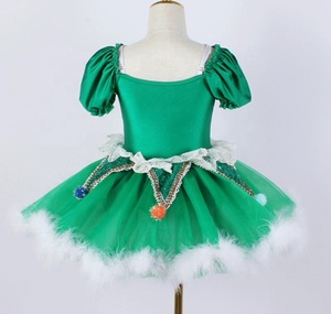 Vestido Tutú Navideño <span class=keywords><strong>de</strong></span> <span class=keywords><strong>Santa</strong></span> Claus para Cosplay, Baile, Actuaciones Infantiles y Disfraces <span class=keywords><strong>de</strong></span> Ballet - Product Image 3