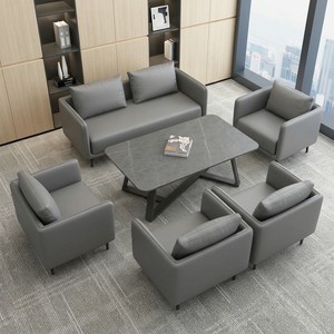 Divano in Pelle Classico <span class=keywords><strong>Moderno</strong></span> <span class=keywords><strong>per</strong></span> <span class=keywords><strong>Soggiorno</strong></span> e Ufficio, Arredamento <span class=keywords><strong>per</strong></span> Ufficio Commerciale - Product Image 2