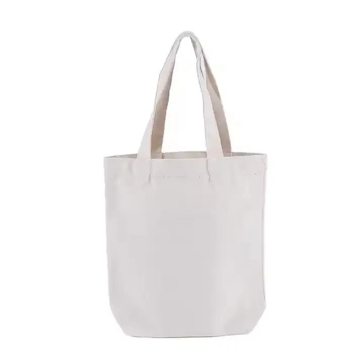Çevre dostu geri dönüşümlü lüks jüt pamuk tuval alışveriş çantası katlanabilir bez çanta özel Logo kolu moda baskı promosyonlar