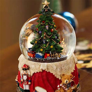 2022 regalo personalizado hecho a mano globo de nieve Bola de agua Modelo de resina con música y temas de personajes para la decoración del hogar - Product Image 6