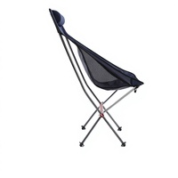 Chaise pliante haut de gamme en alliage d'aluminium, ultra-légère, compacte, pour le camping en plein air, la plage, la pêche, chaise portable OEM