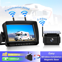 Nouveau sans fil RV caméra solaire Dash Cam sécurité support magnétique Dvr système solaire alimenté batterie Cam pour camion Rv remorque véhicule