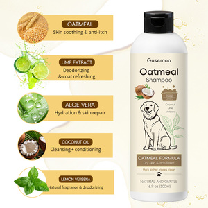 Champú y Acondicionador 4 en 1 para Perros, Sin Sulfatos, Apto para Mascotas, Calmante y con Avena, Bálsamo para Patas y Nariz, Hidrata, Repara y Cuida - Product Image 3