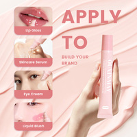 Emballage personnalisé pour gloss à lèvres en tube souple de 5 ml, 10 ml, 15 ml, 20 ml, finition mate ou brillante, toucher doux