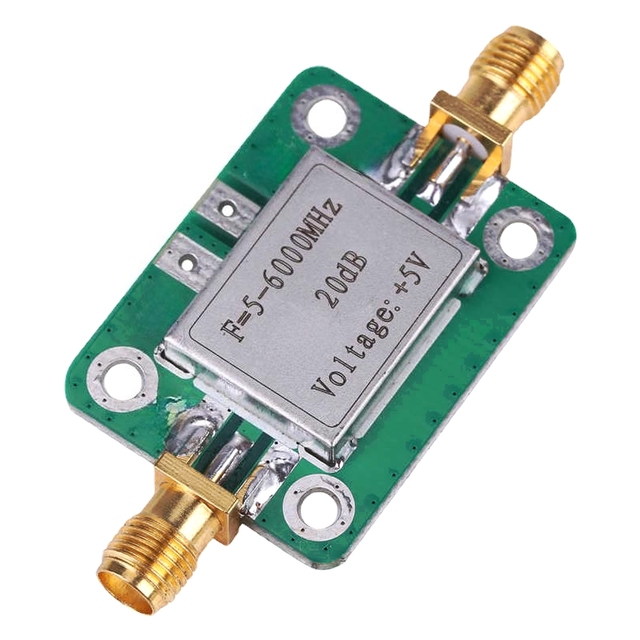 5-6000MHz Gain 20dB Broadband RF VHF UHF Signal Power Amplifier Module Electrical Equipment