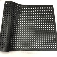 Tapis en caoutchouc épais, résistant à la fatigue et antidérapant, design minimaliste moderne pour une utilisation en intérieur/extérieur, hôtels, ateliers, sols