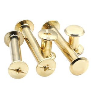 Tornillo macho hembra de China al por mayor, tornillo de encuadernación de <span class=keywords><strong>libro</strong></span> de cabeza plana de alta resistencia personalizado, Perno sexual, tornillo de latón 2M M10 Chicago - Product Image 5