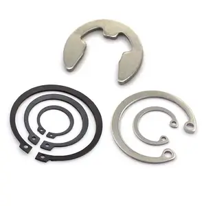 Anillos de retención en espiral para eje de acero al carbono DIN471, 12mm, 41mm, 22mm, 50mm, para estampado interno externo