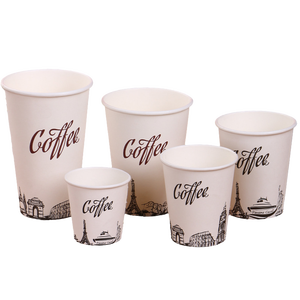 Custom Logo Recyclable <b>Disposable</b> Kraft <b>Cups</b> 4 oz 8oz 10oz 12oz 16oz Double Wall Hot Cafe Coffee Paper <b>Cup</b> With Lid - Product Image 1