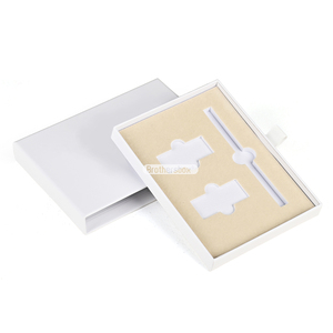 Luxury Watch Strap Packaging <b>Box</b> Custom White Drawer Gift <b>Box</b> With EVA Insert Biodegradable Handmade Custom Design Packaging - Product Image 2