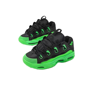 Zapatillas Deportivas Personalizadas para Hombre y Mujer, Transpirables, Negras, para Skateboard, Planas, para Caminar, con Logotipo, de Microfibra, para Verano/Invierno - Product Image 1