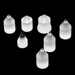 Alta calidad láser UV vidrio de sílice fundido Ar recubierto <span class=keywords><strong>Plano</strong></span> convexo cono Prisma óptico cónico Axicons lente - Product Image 2