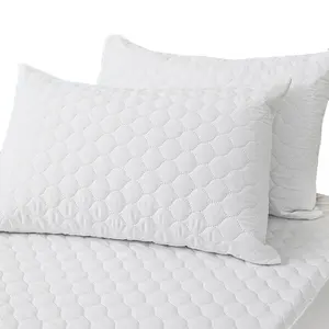 Sarung bantal ritsleting ukuran standar 20 "X 26", pelindung bantal antiair antilembap 4 pak - Product Image 1