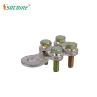 Cosses en cuivre étamé avec pinces de jonction de câbles 16-240mm2 Conducteur pour système de mise à la terre